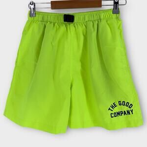 NNWT THE GOOD COMPANY Shorts Lime Green 5" Mesh Lined Gorpcore S